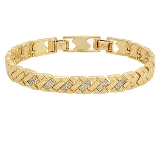 PULSERA DE ALTA CALIDAD EN ORO LAMINADO