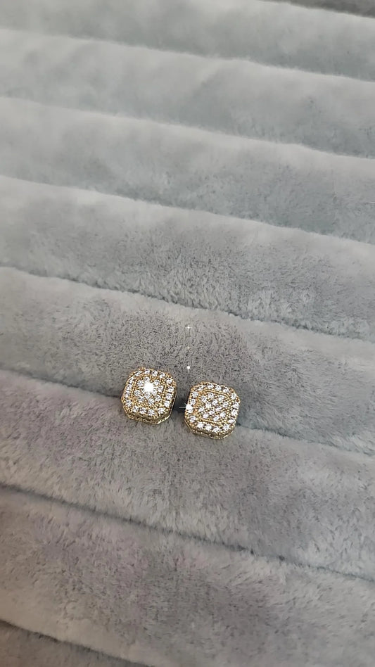 PENDIENTES DE ZIRCONIA CUADRADOS