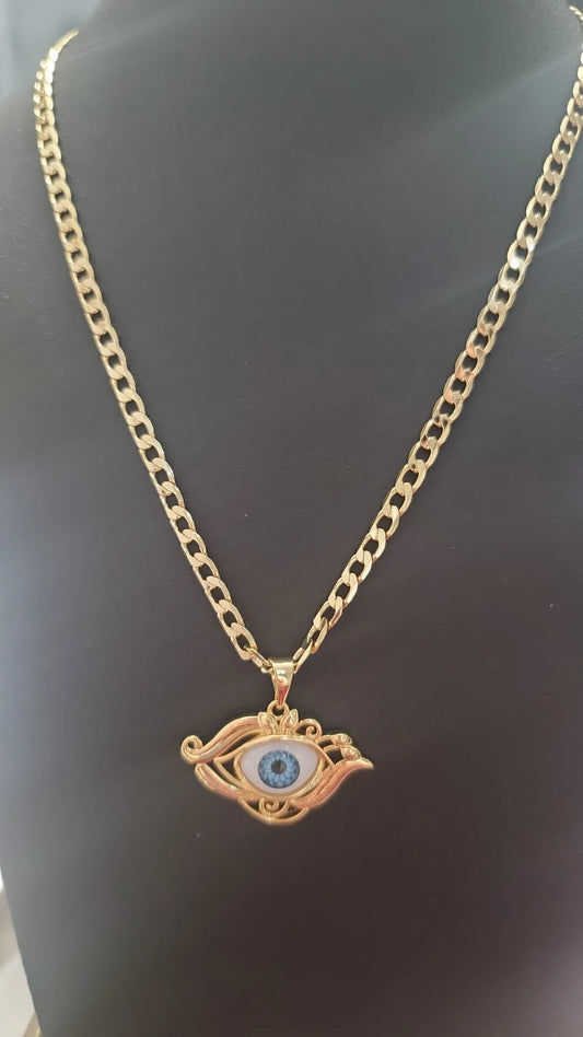 CADENA CON OJO DE LA SUERTE