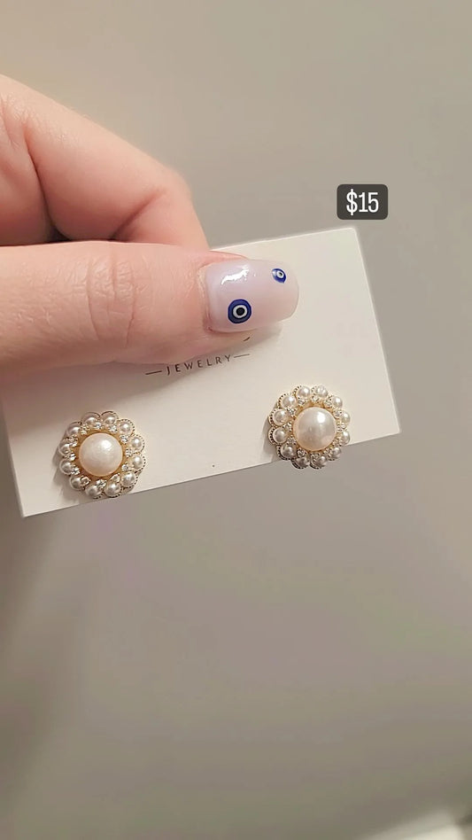 ARETES DE PERLA