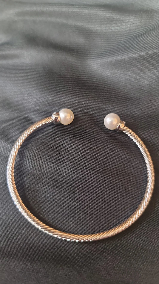 PULSERA DE DOBLE PERLA