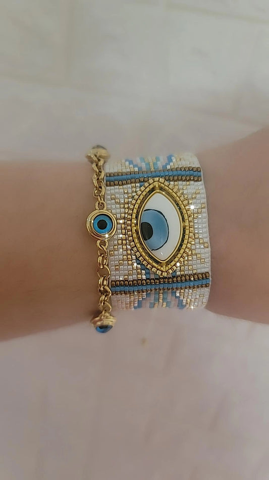 PULSERA MIYUKY DE OJO