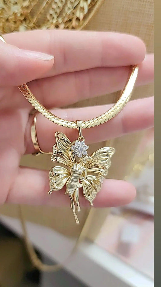 CADENA CON ADA DE MARIPOSA