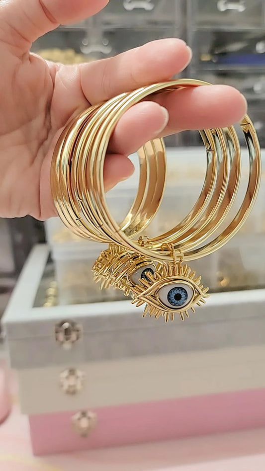 Bangle con ojo ( 1 solo pulso)