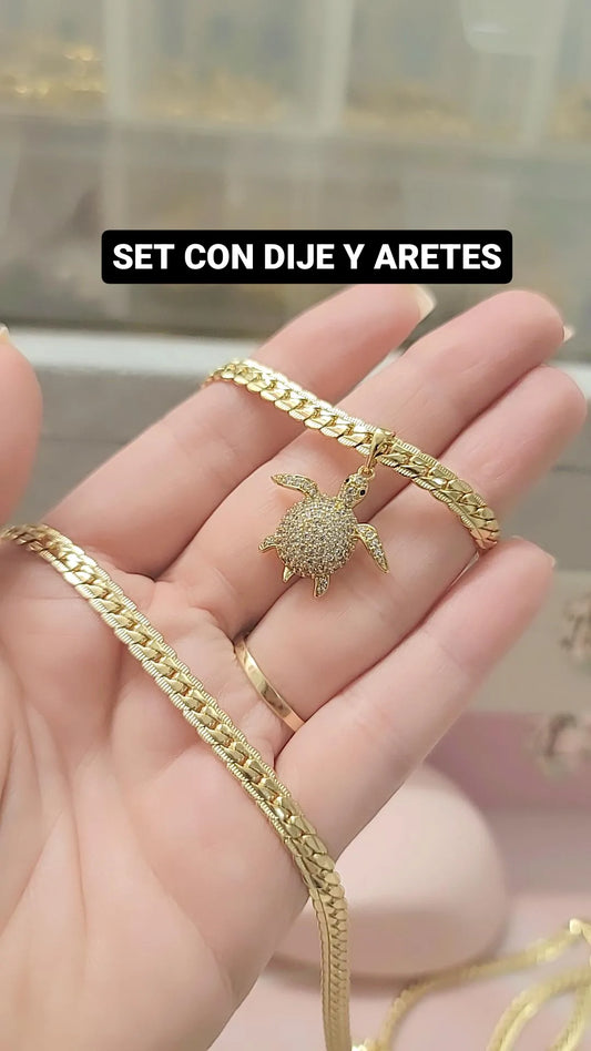 SET CON DIJE Y ARETES